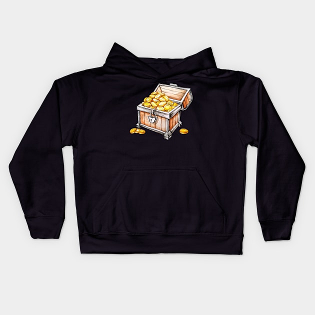 Pot of gold Kids Hoodie by WordFandom